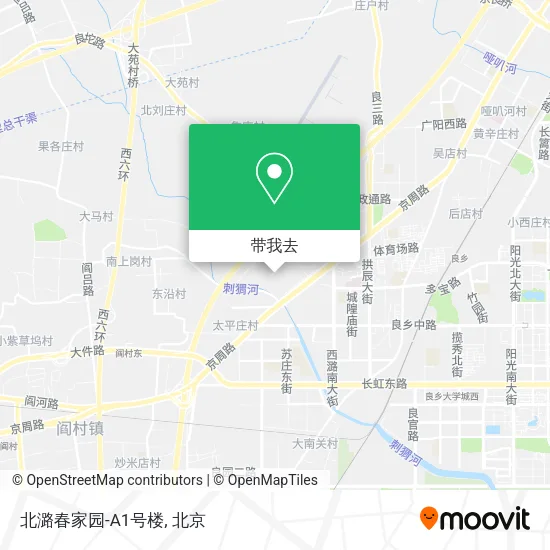 北潞春家园-A1号楼地图
