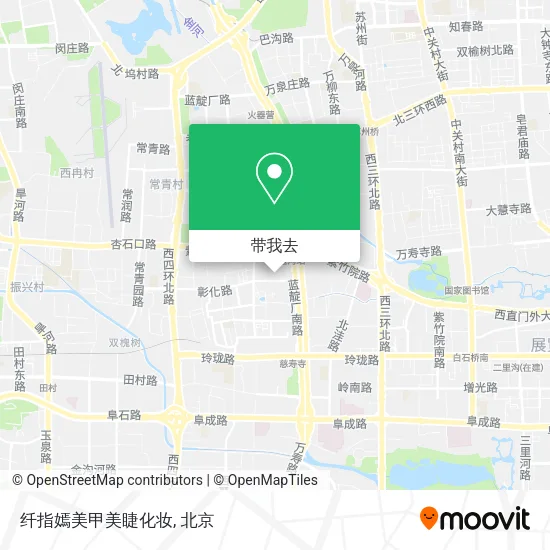 纤指嫣美甲美睫化妆地图