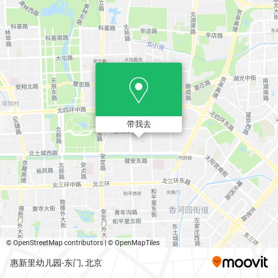 惠新里幼儿园-东门地图