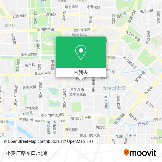 小黄庄路东口地图
