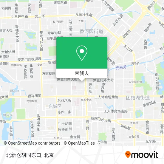 北新仓胡同东口地图