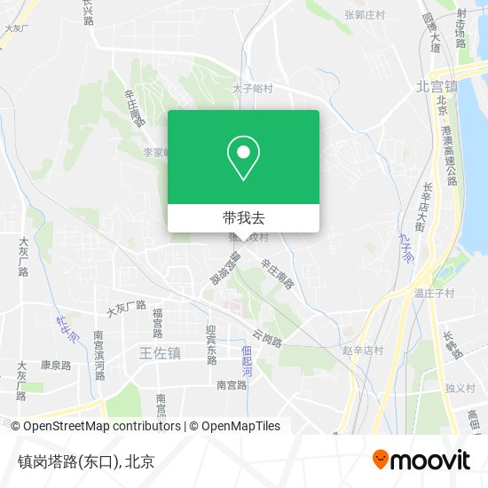 镇岗塔路(东口)地图