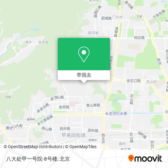 八大处甲一号院-8号楼地图