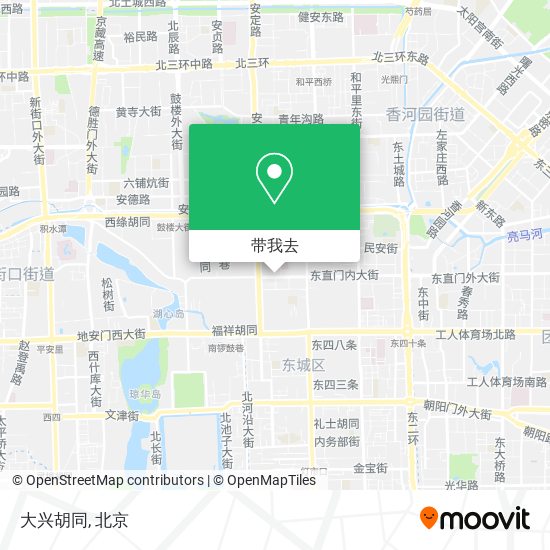 大兴胡同地图