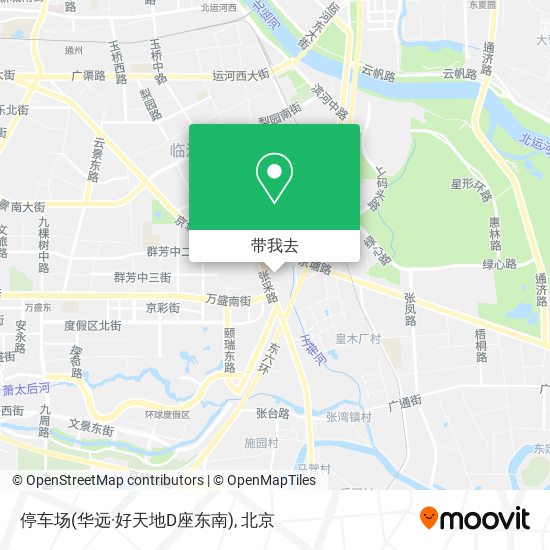 停车场(华远·好天地D座东南)地图