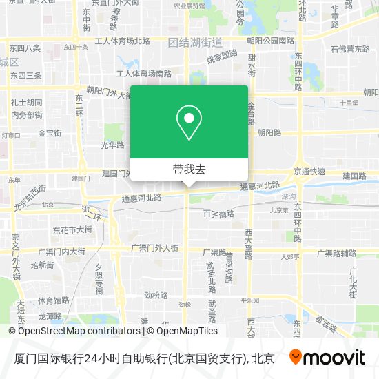 厦门国际银行24小时自助银行(北京国贸支行)地图