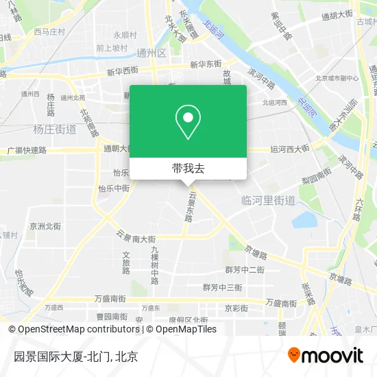 园景国际大厦-北门地图