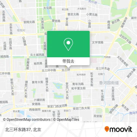 北三环东路37地图