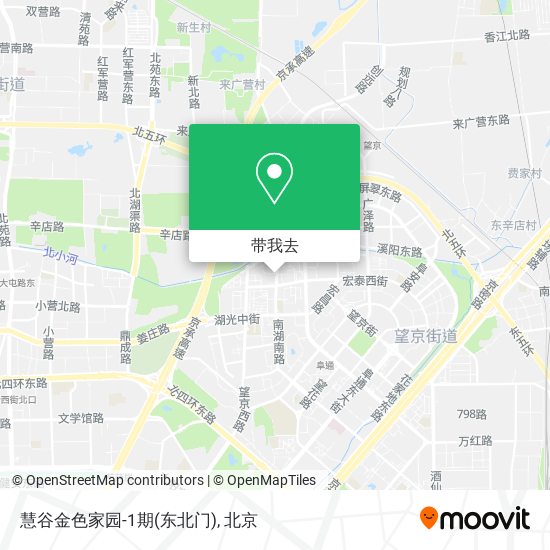 慧谷金色家园-1期(东北门)地图