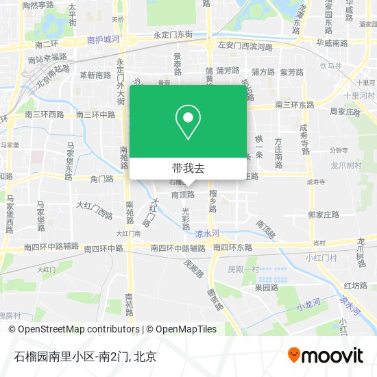 石榴园南里小区-南2门地图