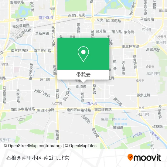 石榴园南里小区-南2门地图