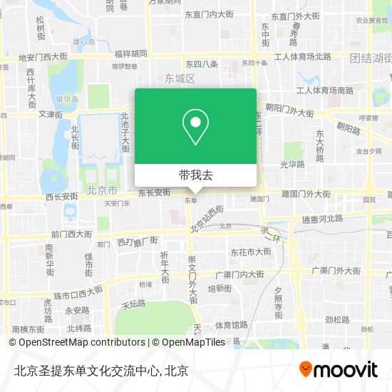北京圣提东单文化交流中心地图