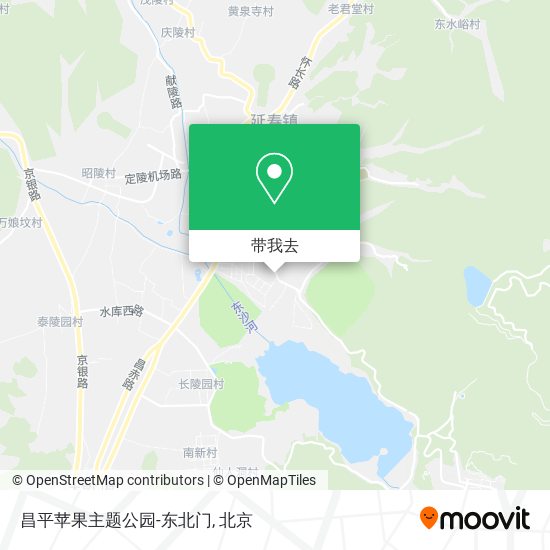 昌平苹果主题公园-东北门地图