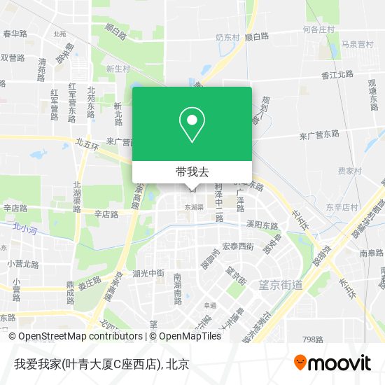 我爱我家(叶青大厦C座西店)地图