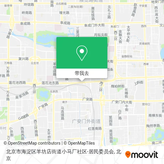 北京市海淀区羊坊店街道小马厂社区-居民委员会地图