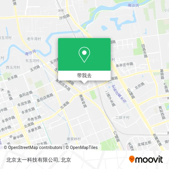 北京太一科技有限公司地图