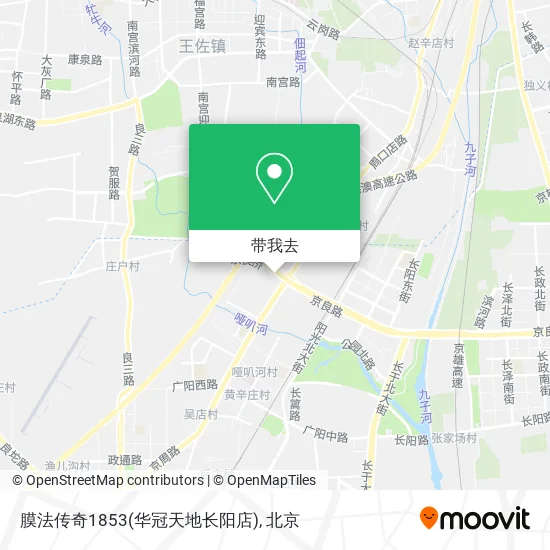 膜法传奇1853(华冠天地长阳店)地图