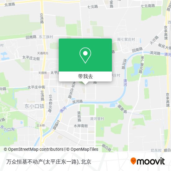 万众恒基不动产(太平庄东一路)地图