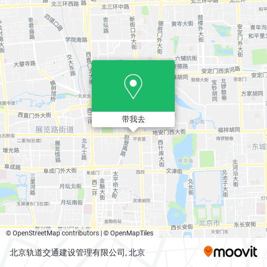 北京轨道交通建设管理有限公司地图