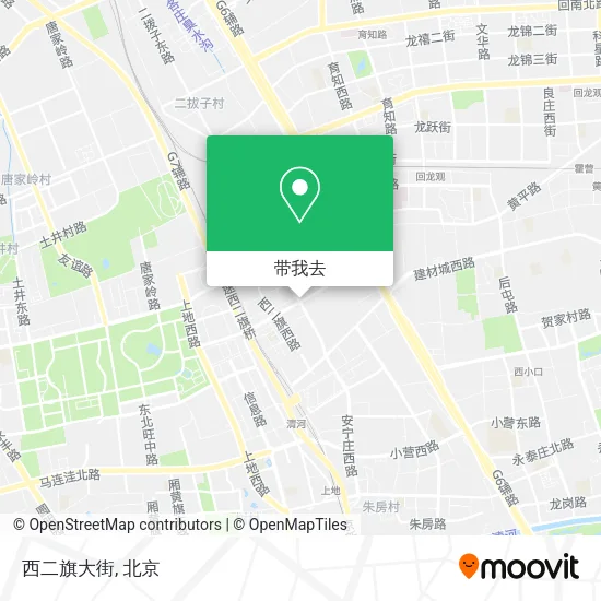西二旗大街地图