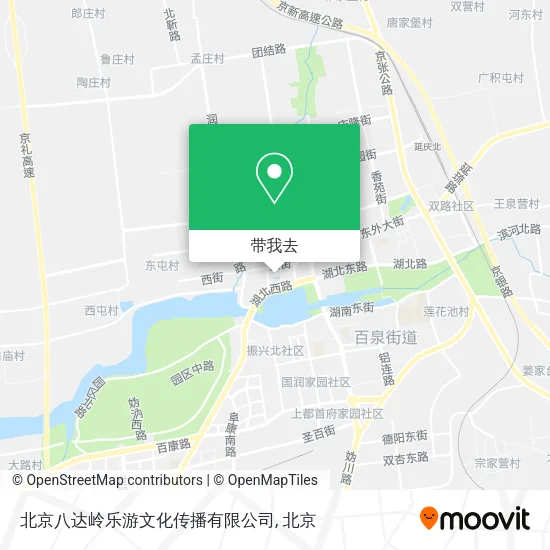 北京八达岭乐游文化传播有限公司地图