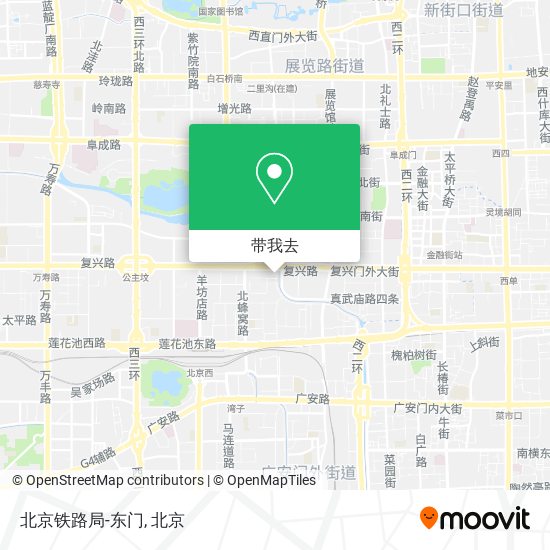 北京铁路局-东门地图
