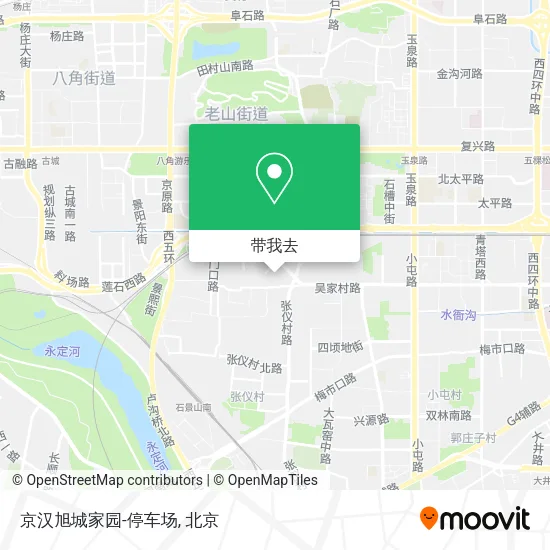 京汉旭城家园-停车场地图