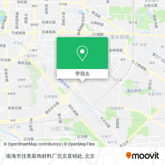 南海市佳美装饰材料厂北京直销处地图