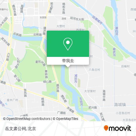 岳文肃公祠地图
