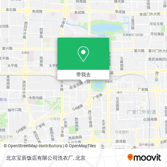 北京宝辰饭店有限公司洗衣厂地图