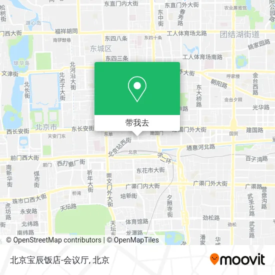 北京宝辰饭店-会议厅地图