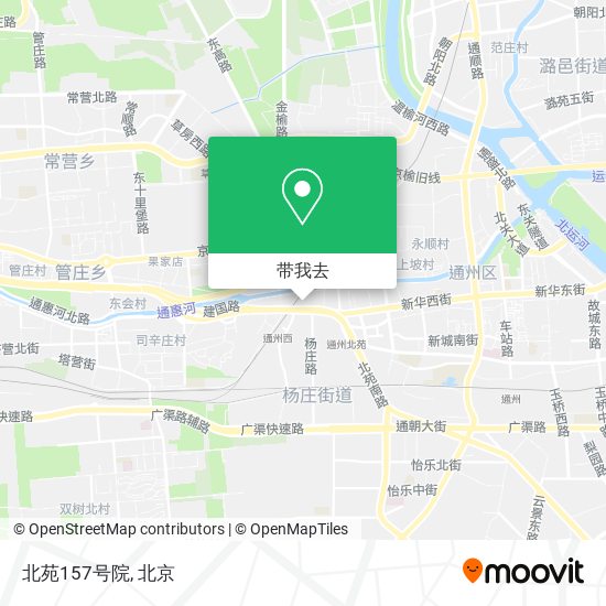 北苑157号院地图
