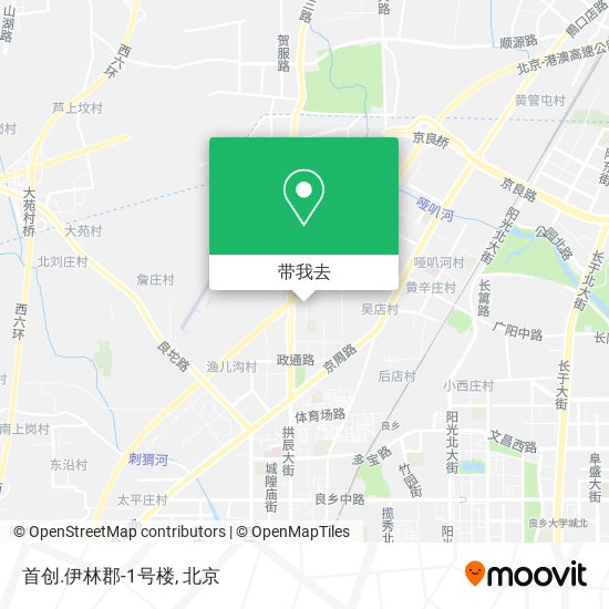 首创.伊林郡-1号楼地图