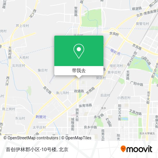 首创伊林郡小区-10号楼地图
