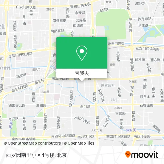 西罗园南里小区4号楼地图