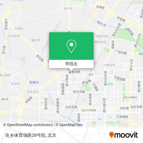 良乡体育场路28号院地图