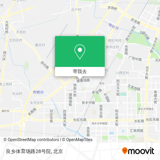 良乡体育场路28号院地图