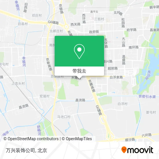 万兴装饰公司地图