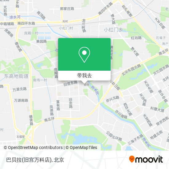 巴贝拉(旧宫万科店)地图