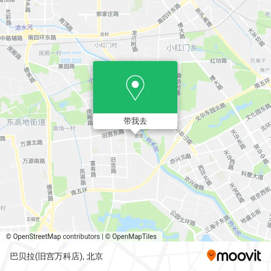 巴贝拉(旧宫万科店)地图