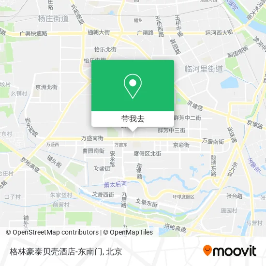 格林豪泰贝壳酒店-东南门地图