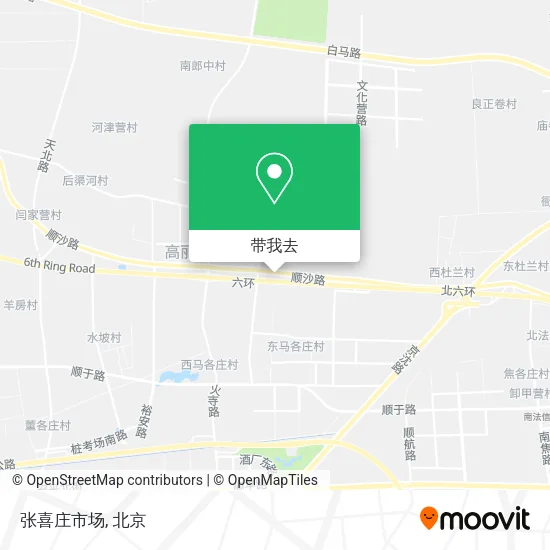 张喜庄市场地图