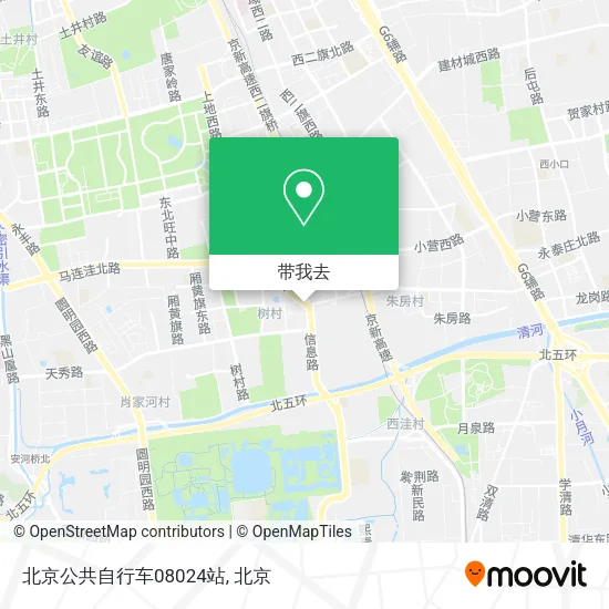 北京公共自行车08024站地图