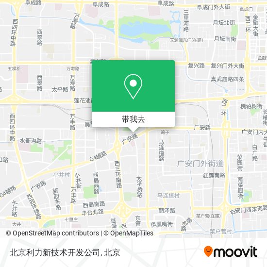 北京利力新技术开发公司地图