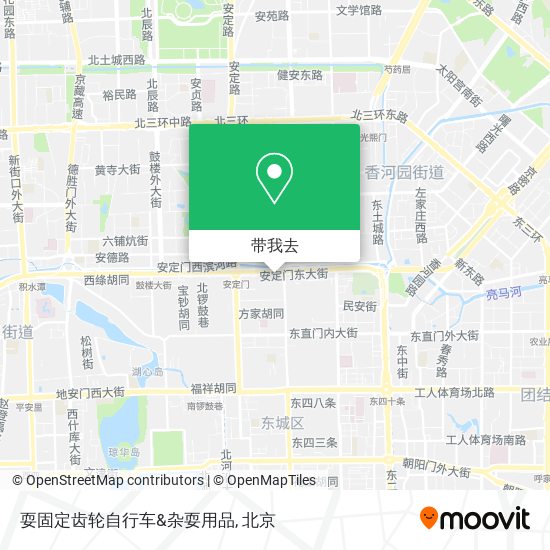 耍固定齿轮自行车&杂耍用品地图