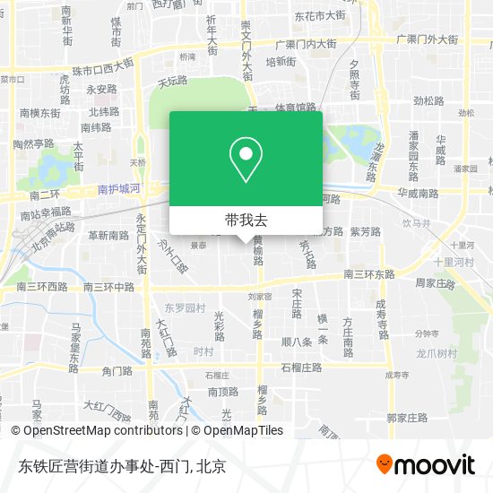 东铁匠营街道办事处-西门地图
