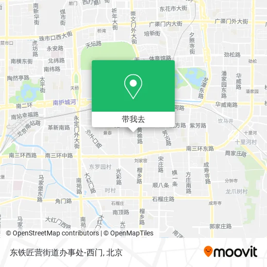 东铁匠营街道办事处-西门地图