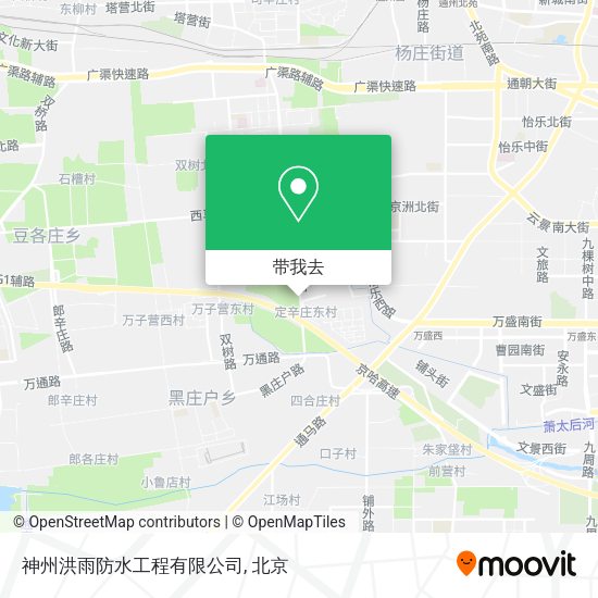 神州洪雨防水工程有限公司地图