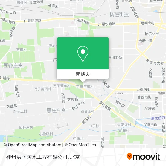 神州洪雨防水工程有限公司地图