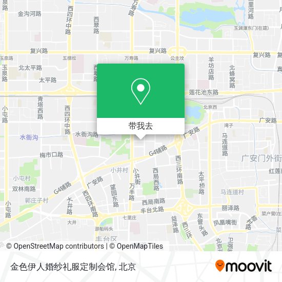 金色伊人婚纱礼服定制会馆地图